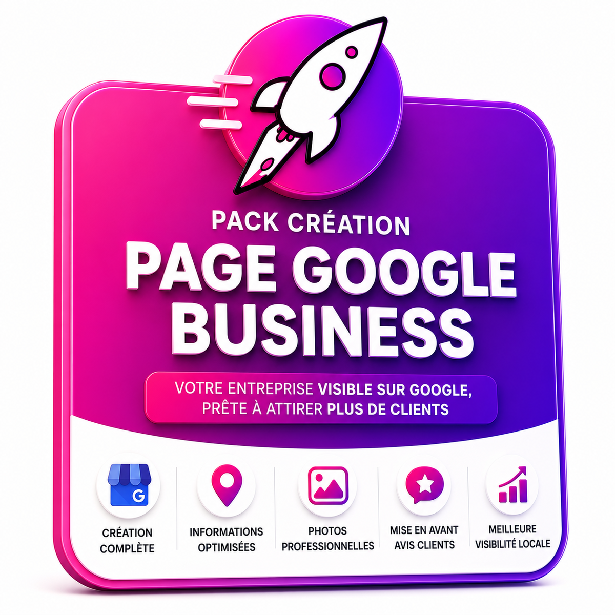 Pack création page Google Business